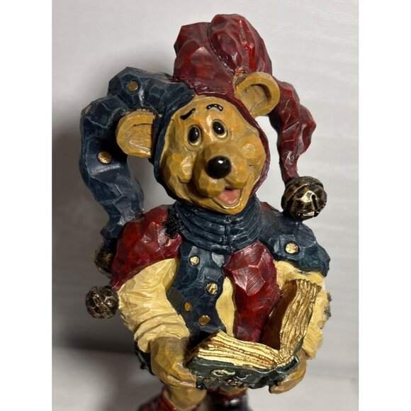 Carvers Choice Limited Edition Laugh Often Bear Jester Figurine Boyds Bears - Picture 2 of 7